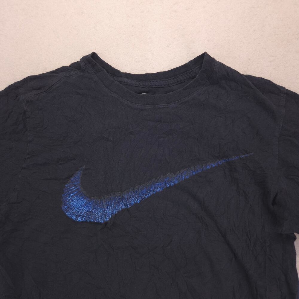 Nike Casual Crew Neck Graphic Short Sleeve T Shirt Mens Size Medium M Navy 16271